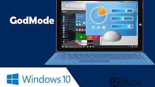 Como ativar o Modo Deus no Windows 10 -  GodMode -  http://professorramos.com