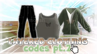Aesthetic Layered Clothing Codes For Bloxburg Vintagey2K Pt.2