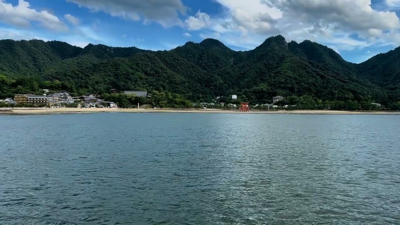 Ferry to Miyajima Island Japan 