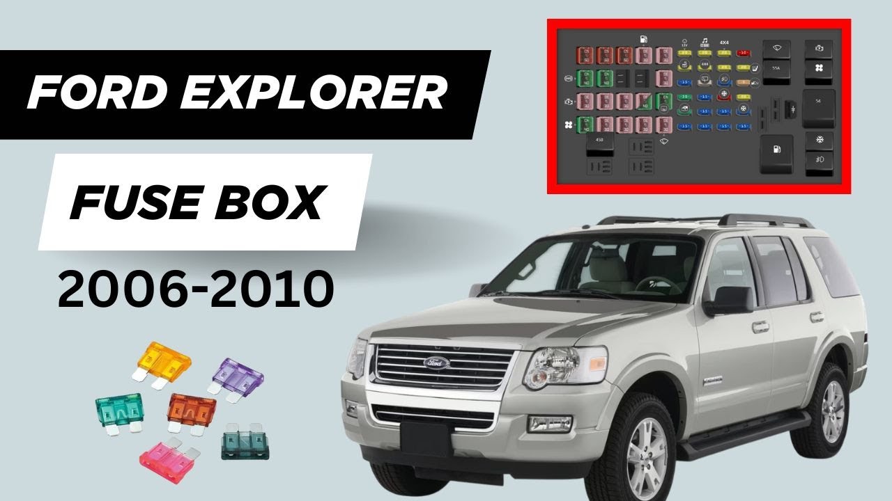 Ford Explorer (2006-2010) Relays & Fuse Box Diagram