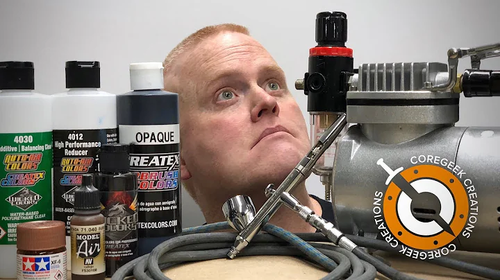 Intro to Airbrushes 2: Compressors and Paints for Makers Props and Cosplay