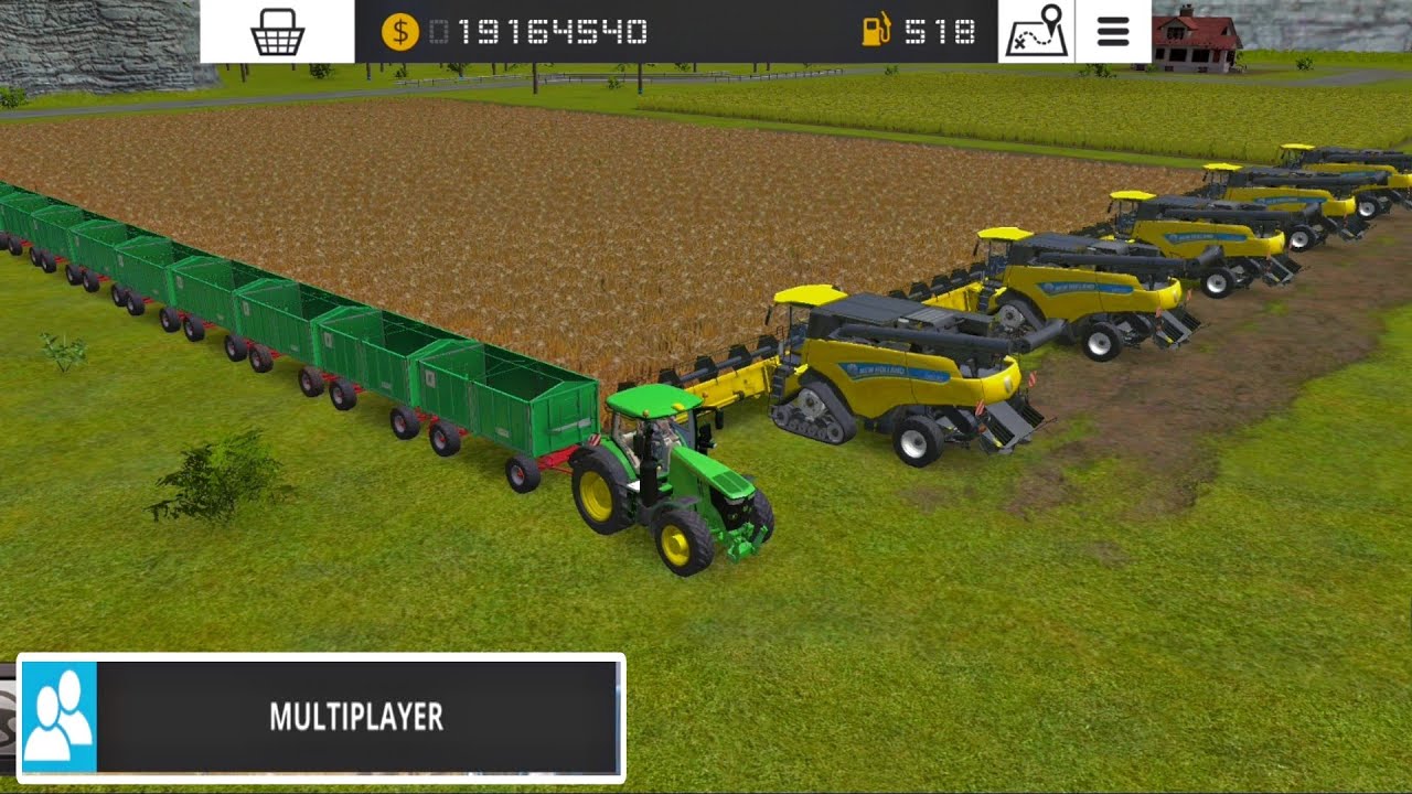 Fs 16 Fs 16 How To Harvest Wheats ? Fs 16 Multiplayer ! timelapse #fs16 - YouTube