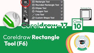Rectangle Tool In Coreldraw For Beginner class #11 || Full Course Basic To Advance