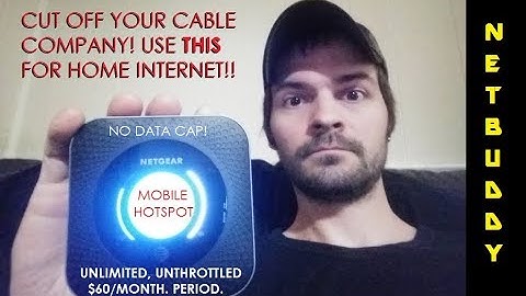 Mobile Hotspot For Home Internet! NetBuddy unlimited no data cap cheap