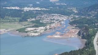 2017 6 24 View of Squamish, Howe Sound, low tide 1227pm 0 1