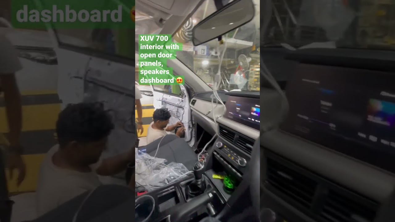 XUV 700 interior look, and stock speakers system | dashboard | premium car | best budget suv