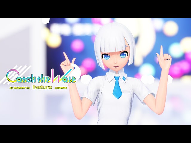 「4K 60 fps」 「Catch the Wave」 feat. Hatsune Miku | Miku Future Style | MikuMikuDance (MMD) class=