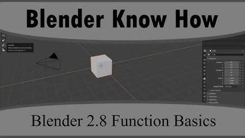 Blender 2.8 Python Function Basics