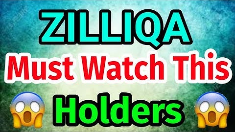 Zilliqa Wow! Holders || Zilliqa Price Prediction! Zil Today Update