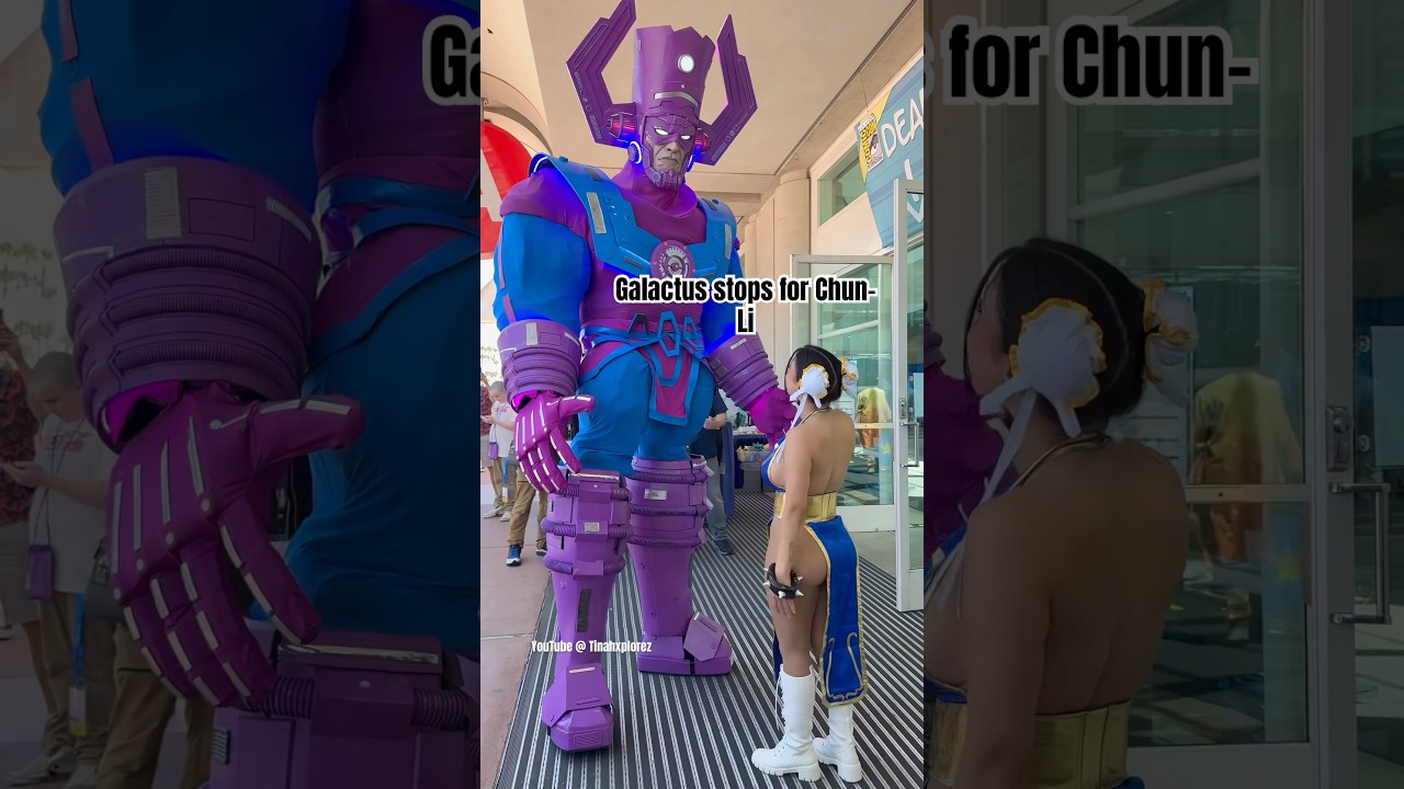 Galactus stops for Chun-Li?! #galactus #foryou #viralshort #fantasticfour