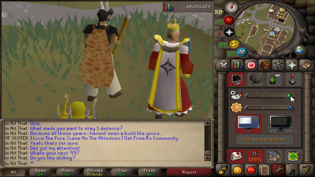 Most INSANE Runescape account build *99 prayer* *1 defence* Combat 101 ...