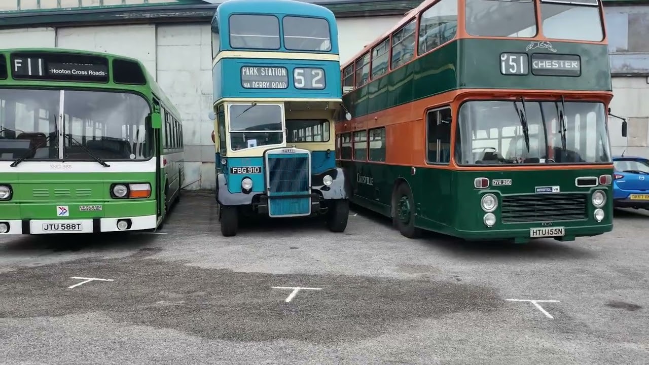 2025 Wirral Transport Show  at Hooton Park Hangars Part1