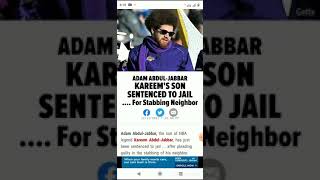 Celebrity ADAM ABDUL-JABBARAREEM'S SON SENTENCED TO JAIL.... For Stabbing Neighbor Wealth