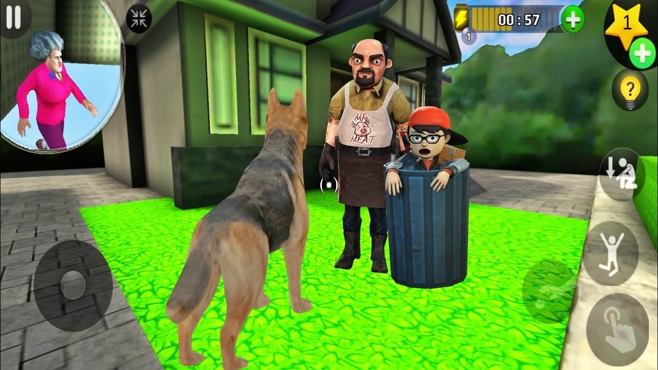 Scary Teacher 3D - New updater - troll Miss T fell face down so fun part 5509