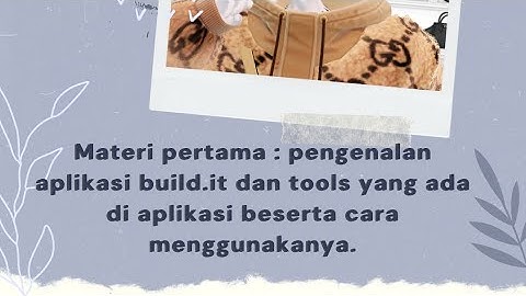[ ZEPETOR CLASS ] Week 1, Pengenalan build.it dan cara menggunakanya.
