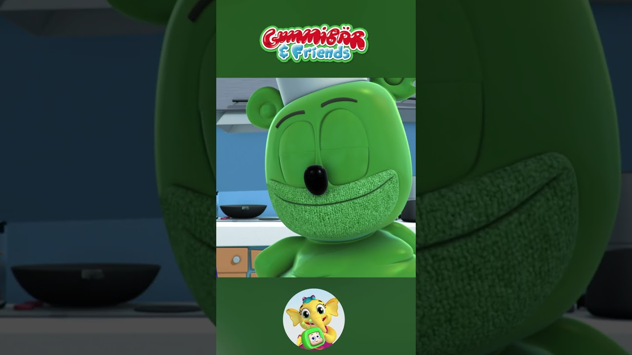 The Sleepy Cooking Disaster!😂#gummybear #trendingshorts #childrenmusic #kidssongs