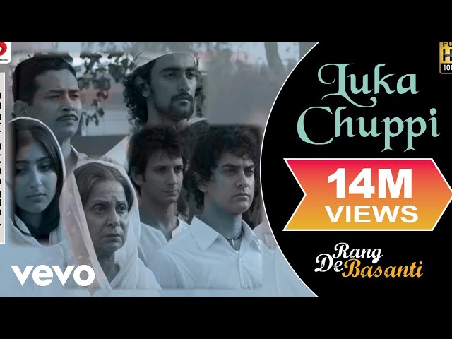 A.R. Rahman - Luka Chuppi Best Video|Rang De Basanti|Aamir Khan|Lata Mangeshkar|Soha Ali class=