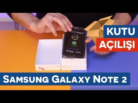 Samsung Galaxy Note 2 N7100 Kutu İçeriği (Galaxy Note 2 Unboxing)