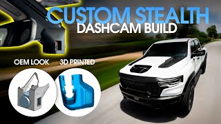 I built custom stealth 3D printed dashcam housing | OEM Look | Vantrue E1 Pro | DIY Project Ram RHO