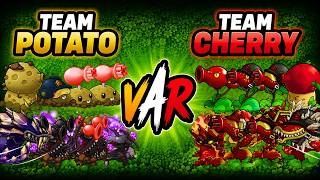 PVZ 1 Fusion 3.7 Challengesss!!! Zoombie VAR Team Potato Vs Team Cherry | Who Will Win?