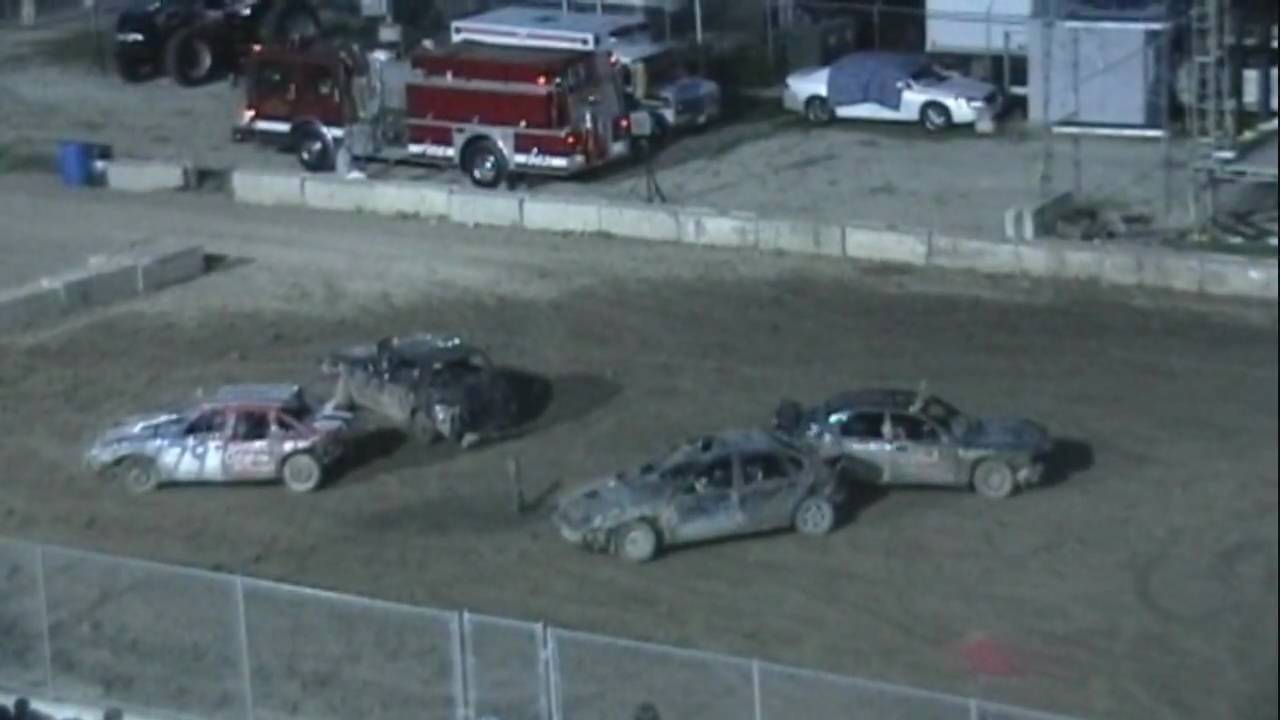 microsoft store 2009 Racine County Fair Demolition Derby Heat # 5