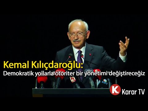 Kemal Kılıçdaroğlu, Hür Düşünce Hareketi Genel Kurulu'nda Konuştu