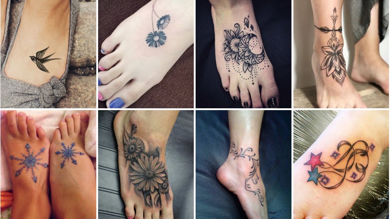 45+ Cute Foot Tattoo Designs For Girls 2025 | Latest Foot Tattoos For Girls | Part 3
