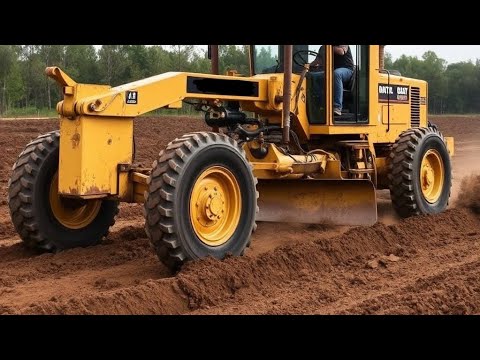 Mastering The Motor Grader: A Day In The Life Of A Operator 🚜#machinery