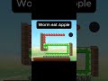 Worm eat Apple Game #brainpuzzle #gameplay #shorts