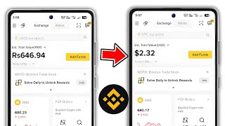 How To Change Currency PKR To USD In Binance | How To Convert PKR To Usdt In Binance 