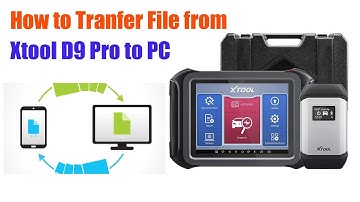 Xtool D9 Pro | How to Transfer File from Tablet to PC -obdii365