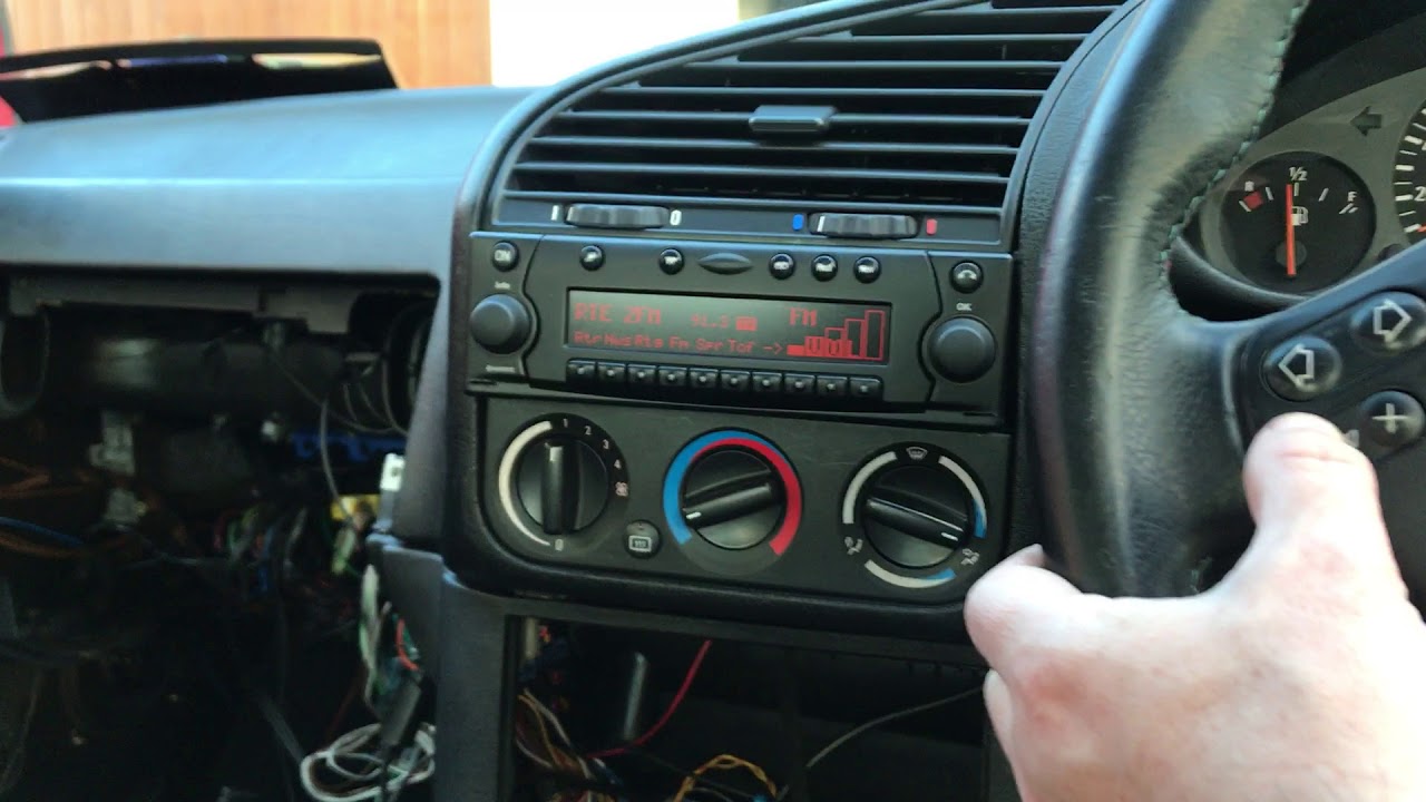 E36 Multifunction steering wheel with Becker Traffic Pro YouTube