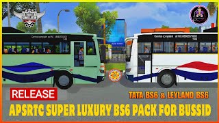 apsrtc super luxury bs6 pack release for bus simulator Indonesia BUSSID