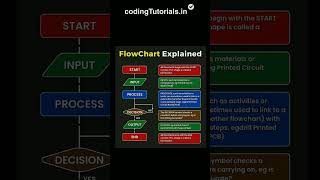 Flowchart Explained | #shorts #flowchart #programming #viral