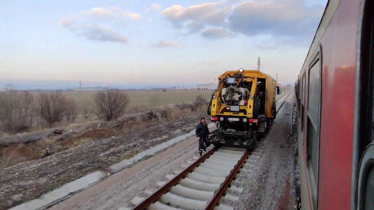 Sofia- Elin Pelin railway project. Rail welding