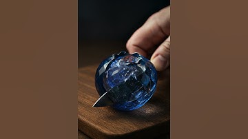 Knife vs Sapphire Blueberry 💎🔪 | The Most Satisfying Cut You’ll Ever See!"