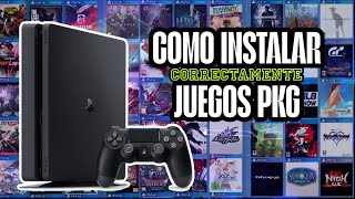¡NO MAS ERRORES! 🚫 Cómo instalar Juegos PKG en PS4 correctamente 🎮🔥