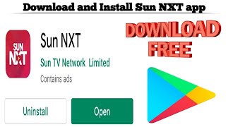 How to Download and Install Sun NXT app on Android | Download Sun NXT app | Techno Logic | 2021 screenshot 4