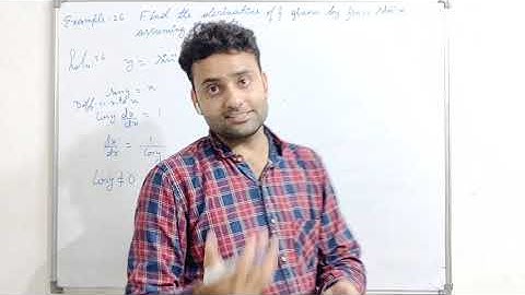 Example 26 Chapter 5 Class 12 Maths Continuity & Differentiability NCERT/CBSE