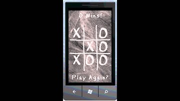 Windows Phone 7 - Tic Tac Toe