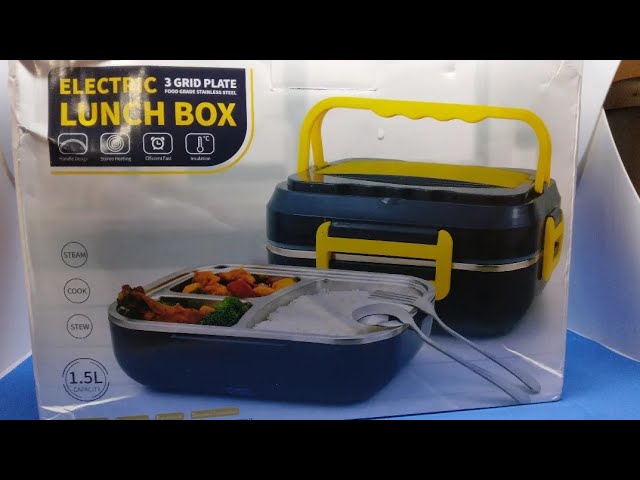 Electric Lunch Box Food Warmer, Food Heater 3 In 1 12/24/110V For Car And  Home, Lunch Heating Microwave For Truckers With Stainless Steel Container, 5