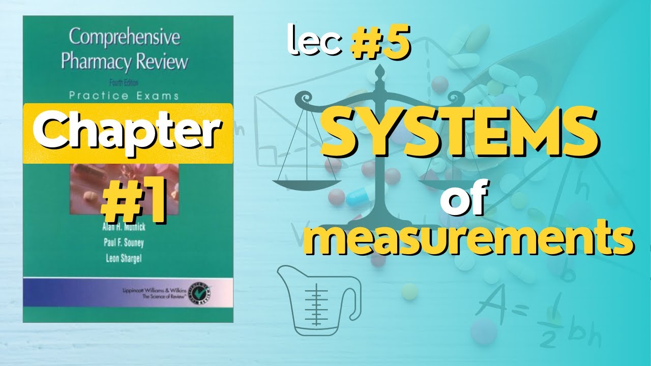 systems of measurement | comprehensive pharmacy review | pharmaceutical calculations: lecture # 5