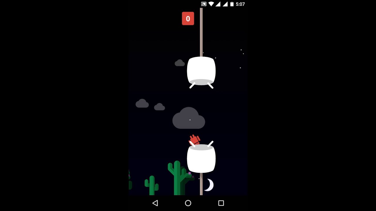 How to find Android 6.0 Marshmallow hidden game Easter Egg New Flappy Bird