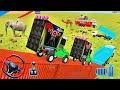 🔥 Epic Thar & DJ Loading on Truck | Impossible Transport Challenge! 🚛💪#dj #thar #games