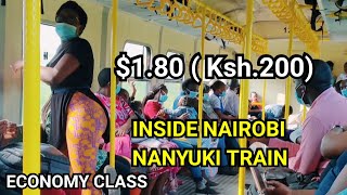 What does Kenya Countryside Look Like on a train?Nairobi Nanyuki Train/Railway.