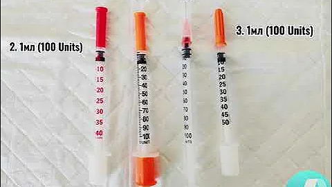 Как понять деления инсулинового шприца