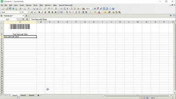 BARCODE for Excel or Kingsoft spreadsheet