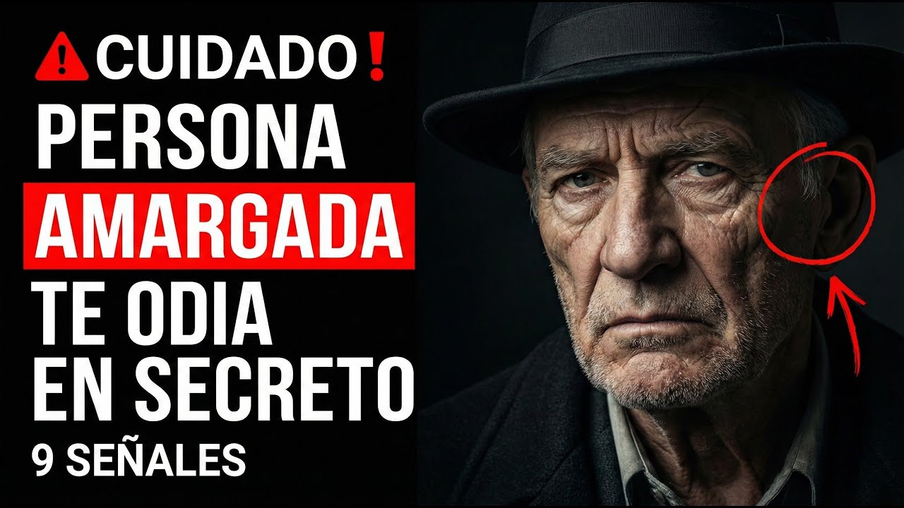 ⚠️ CUIDADO! 9 SEÑALES CLARAS DE UNA PERSONA AMARGADA QUE TE ODIA EN SECRETO | ANALISTA DE PERSONAS