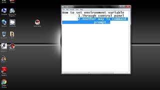 How to set environment variable to run java program