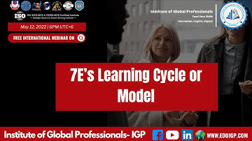 7E’s Learning Cycle or Model